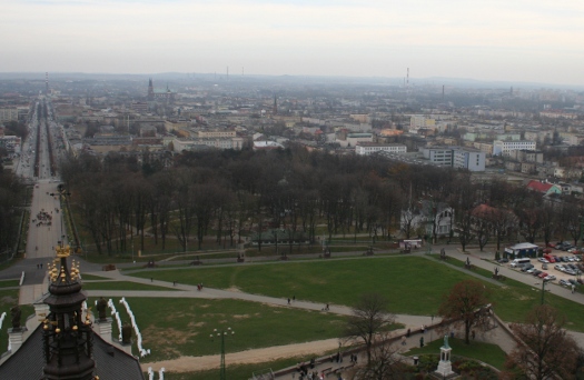 Widok na miasto w listopadzie 2008 r. (fot. G. Czepiczek)