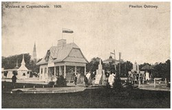 Wystawa w Częstochowie. 1909. Pawilon Ostrowy.