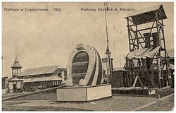 Wystawa w Częstochowie. 1909. Podkowy inżyniera A. Kaluschy.
