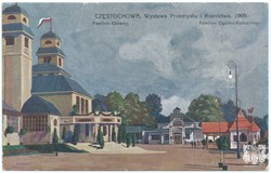 CZĘSTOCHOWA. Wystawa Przemysłu i Rolnictwa. 1909. Pawilon główny. Pawilon Ogólno-Kulturalny