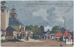 CZĘSTOCHOWA. Wystawa Przemysłu i Rolnictwa. 1909. Pawilon główny. Pawilon Ogólno-Kulturalny